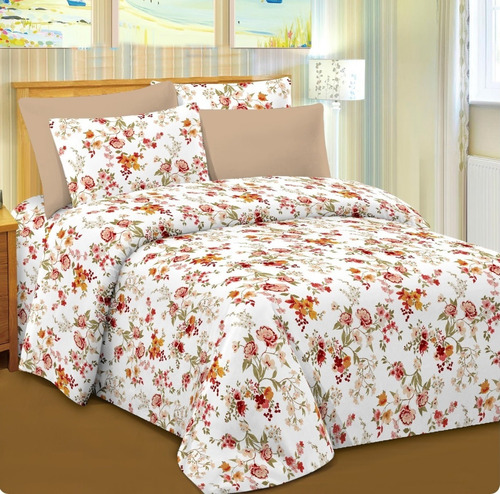 Juego Sabanas 6 Piezas Queen Size Campomayo Algodon 300 Hilo