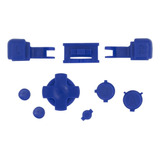 Botones Color Azul Solido Para Game Boy Advance Gba Sp