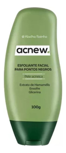 Abelha Rainha Acnew Esfoliante Facial P/pontos Negros 100ml 