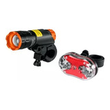 Kit Luces Led Bicicleta Delantera Y Trasera 16798