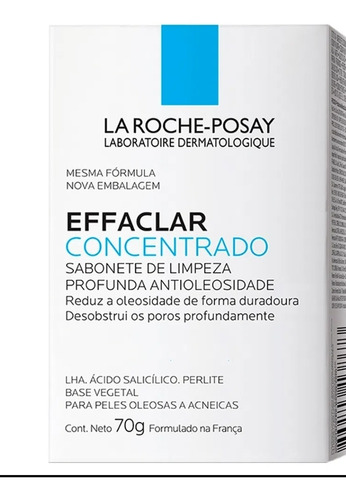 Sabonete Facial La Roche Posay Effaclar Concentrado 70g