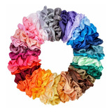 Scrunchies En Satin X 20 Unidades 