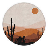 Boho Mountains Desert Sunrise Sunset Cactus Impermeable Pequ