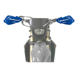 Cubre Puños P/ Motos Universales Aluminio Enduro - Azules