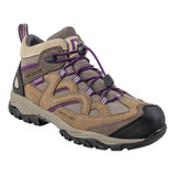 Botin De Seguridad New Katrina Beige Con Morado Norseg