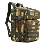 W Mochila Táctica Militar Impermeable Reforzada Grande 45l