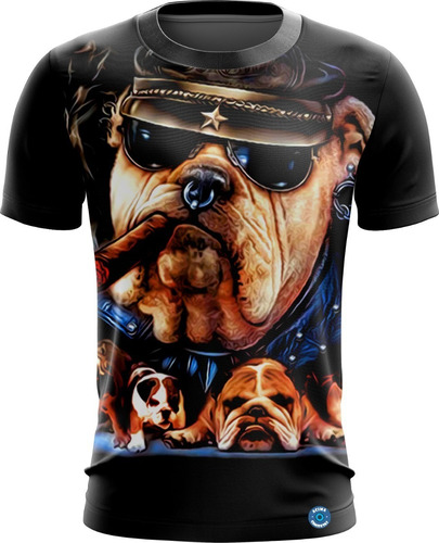 Camisa Camiseta Dog Budog Cachorro Artes 01 Adulto