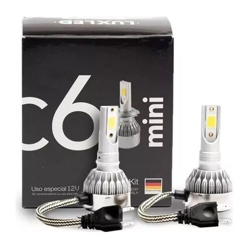 Kit Cree Led C6 Mini H1 H3 H7 H11 H16 9005 9006 10.000lm Ns