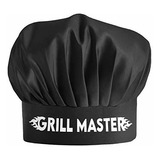 Funny Chef Hat - Grillmaster - Gorro De Cocina Ajustable Par