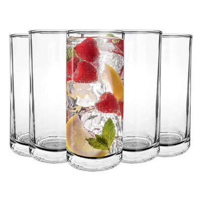 Vaso De Vidrio Mediano Grueso Cubero 10onz 50 Piezas | Envío gratis