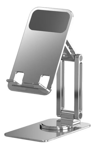 Suporte Celular Tablet Universal Com Mesa Giratória De Metal