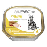 Alimento Nupec Super Premium Urinary Para Gato Adulto Todos Los Tamaños Sabor Pescado Y Arándanos En Lata De 100g