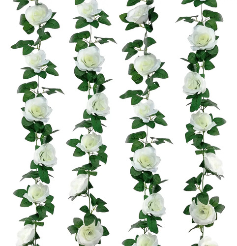 10m Flores Artificiales 180 Peonía Follaje Guirnalda Flores | MercadoLibre