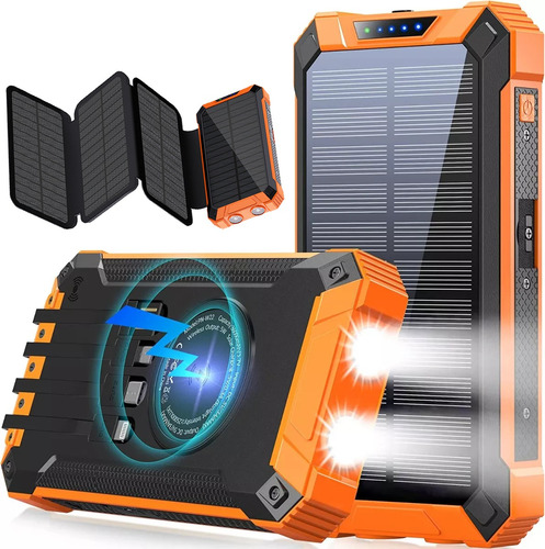 Cargador Solar Powerbank 36000mah Banco De Energía Solar