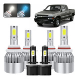 A Kit De Focos Led 9005 9006 880 Para Chevy Silverado