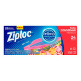 Ziploc Bolsas Cierre Hermético Para Conservar Medianas X24