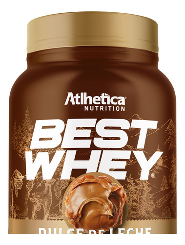 Best Whey Atlhetica Nutrition (900g) Dulce De Leche Premium