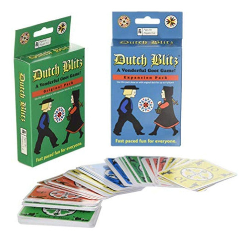 Juego De Cartas Dutch Blitz Original Y Paquete De Expansion.