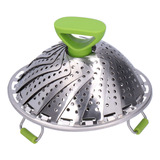 Estante Plegable Para Escurrir Verduras Steamer De Acero Ino