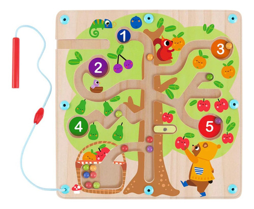 Laberinto De Cuentas Magnéticas En Forma De Árbol, Juguete D