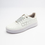 Sneaker Capa De Ozono Para Mujer Estilo 622203 Blanco