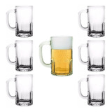 6 Chopp Durax Jarro Cervecero Vaso Roma 473 Cc Capacidad.