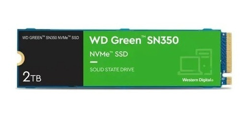 Disco Solido M.2 Nvme Western Digital Sn350 2tb Wds200t3g0c