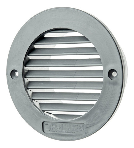 Rejilla De Ventilación Deplaf Para Extractor De Aire Y Baño Color Gris