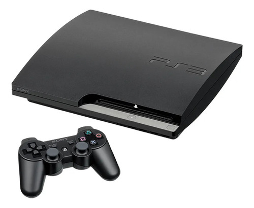 Sony Playstation 3 Slim 320gb Standard Cor  Charcoal Black