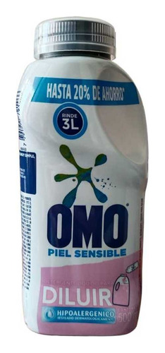 Omo Detergente Líquido Hipoalergénico Para Diluir 500ml