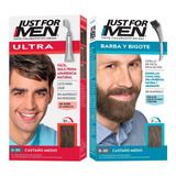 Just For Men Kit Ultra Fácil Tinte Castaño Medio (b-30/u-30)
