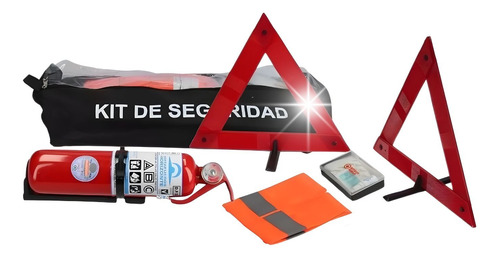 Kit De Emergencia Autos Motos Obligatorio Vtv Viajes 5 En 1