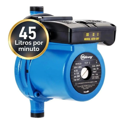 Bomba Presurizadora Agua Tip 2 Baños 270 Watts Motorarg | Envío gratis