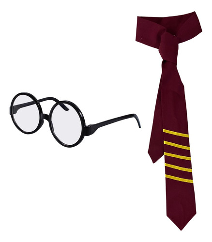 Corbata Gryffindor Harry Potter + Lentes