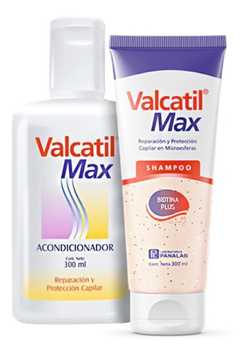 Combo Valcatil Max - Shampoo 300ml+acondicionador 300ml Ofer