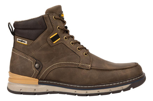 Bota Vestir Casual Moda Goodyear 3305 Cafe Para Hombre