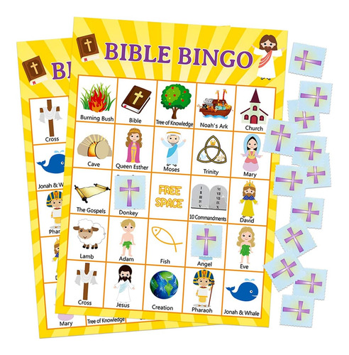 Juego De Mesa De Bingo Biblico