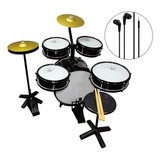 Bateria Infantil Rock Baby 2 Tons Profissional Com Chimbal