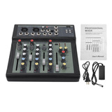 Módulo Mp3 Usb Stage Mixer Professional De 4 Canales Y Bajo