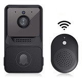 Câmera Wifi Doorbell Campainha Com Monitor Sem Fio