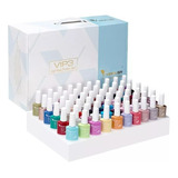 Vip 3 Venalisa® Kit Esmaltes Semi- Permanente De 60 Colores