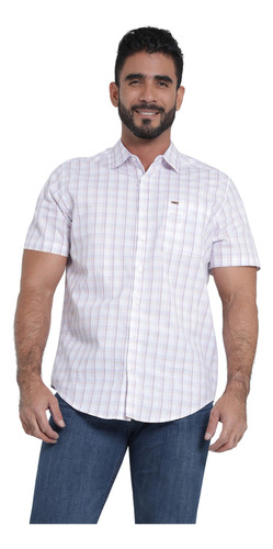 Camisa Para Hombre De Fantasía Maga Corta Lee Jeans