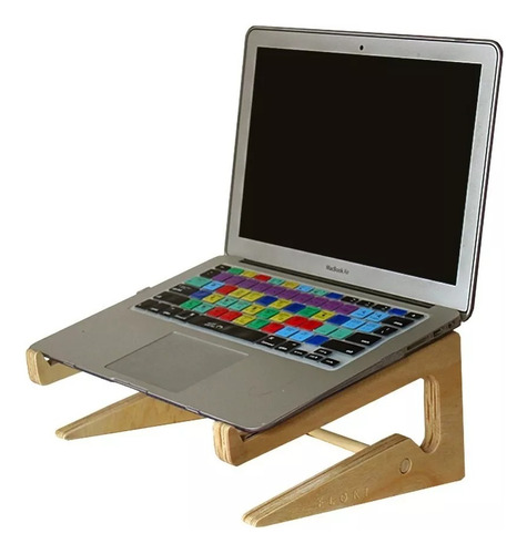 Soporte Base Notebook Madera Floki Levanta Pc