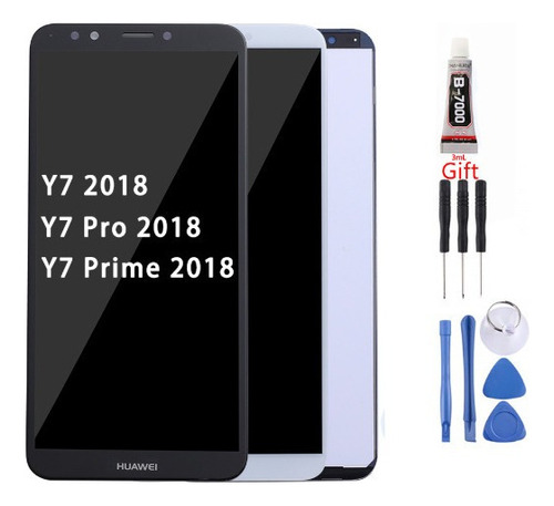 A Pantalla Lcd Táctil Y7 2018 Y7 Prime 2018 Azul