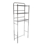 Mueble Organizador Baño Tres Estantes Metal # Sobre Inodoro