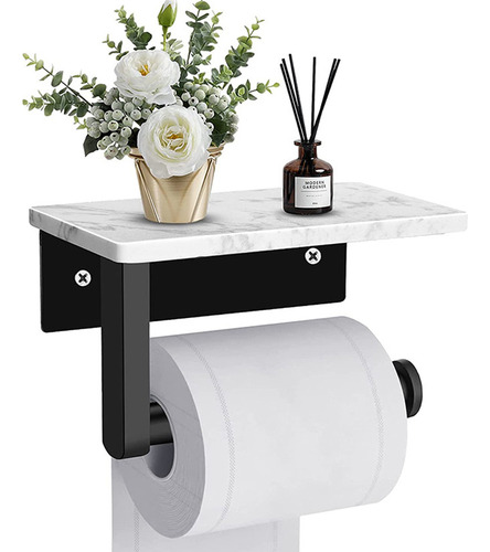 Stainless Steel Toilet Paper Holder 2-in-1