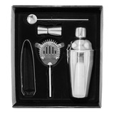 Set De 4 Piezas Kit Barman Completo Coctelera Tragos Bebida 