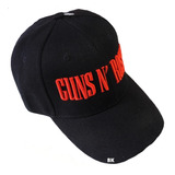 Guns And Roses Gorra V Curva Md Logo Realse Rojo Rock Bk