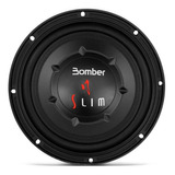 Subwoofer Bomber Slim 8  200w Rms Bobina Simples 4 Ohms