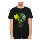 Polera Unisex Zelda Game Silueta Link Algodon Estampado